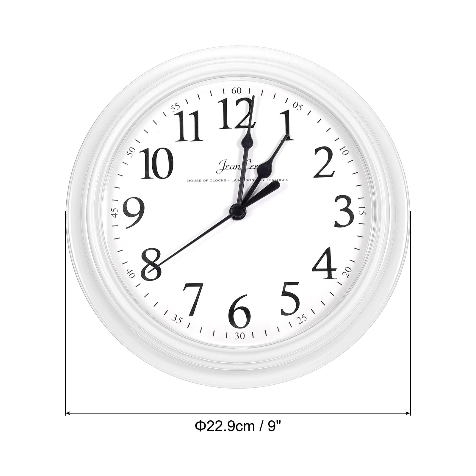 Amazon.com: PATIKIL 9 Inch Wall Clock, Quartz Battery Operated